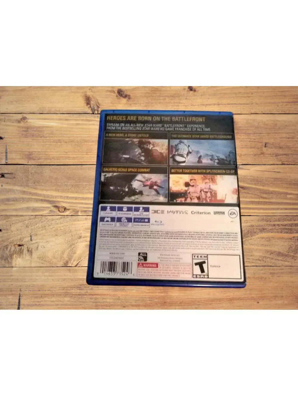 Star Wars: Battlefront II PS4 Private Collection No Insert